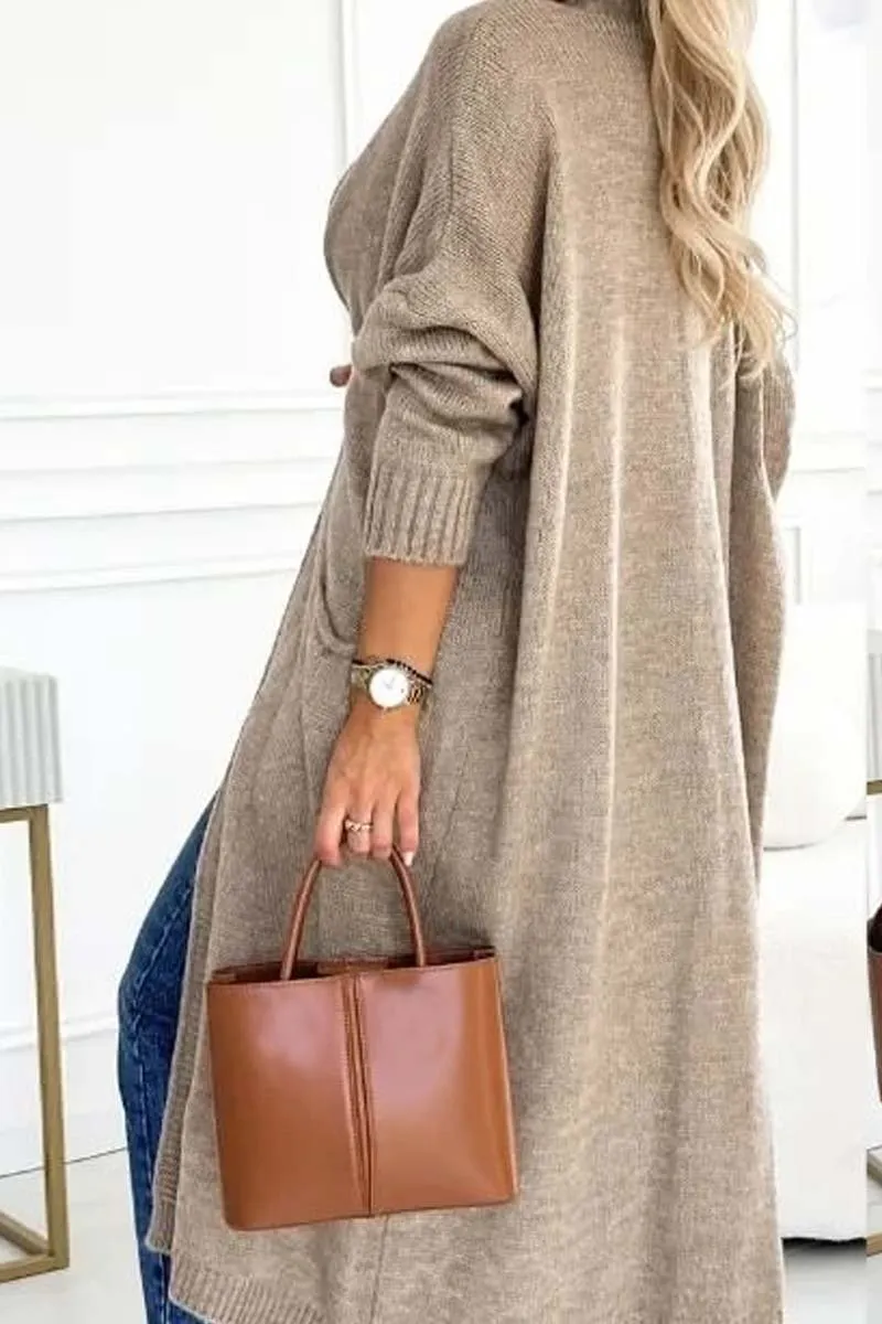 Women's casual loose knitted cardigan