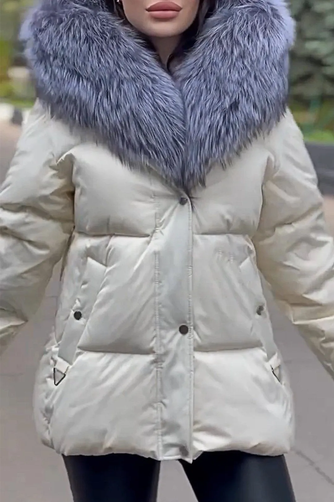 Women's Furry Down Jacket